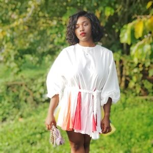 Rainbow Dress w/Belt